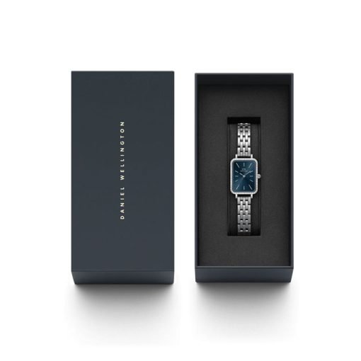 DANIEL WELLINGTON - OROLOGIO DONNA - QUADRO LUMINE BEZEL 5-LINK ARCTIC S QUADRANTE ARCTIC BLUE - immagine 4