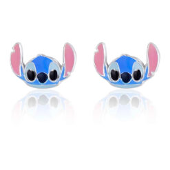 DISNEY - Orecchini in Argento 925 Disney Stitch a Lobo Smaltati
