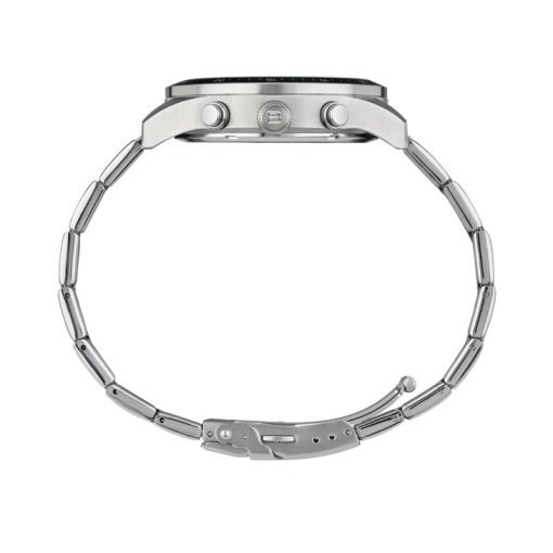 TRIBE by BREIL - OROLOGIO UOMO - FAST CHRONO GENT 42 MM QUADRANTE NERO CINTURINO IN ACCIAIO LAVORATO - immagine 2