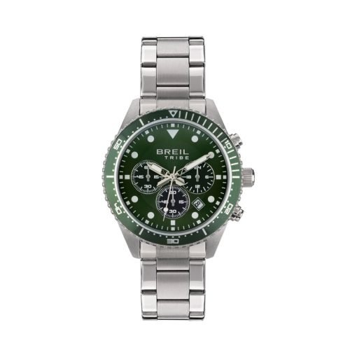 TRIBE by BREIL - OROLOGIO UOMO - SAIL CHRONO GENT 42 MM QUADRANTE VERDE