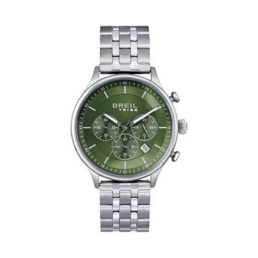 TRIBE by BREIL - OROLOGIO UOMO - CLASSY CHRONO GENT 42MM QUADRANTE VERDE