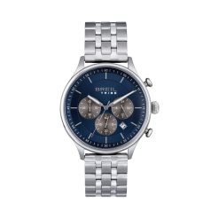 TRIBE by BREIL - OROLOGIO UOMO - CLASSY CHRONO GENT 42MM QUADRANTE BLU E MARRONE