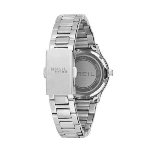 TRIBE by BREIL - OROLOGIO DONNA - ABBY LADY 32 MM BICOLOR QUADRANTE SILVER CON CRISTALLI INCASTONATI LUNGO IL REHAUT - immagine 3
