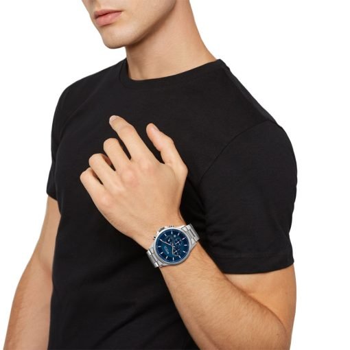 TRIBE by BREIL - OROLOGIO UOMO - KART CHRONO GENT 43 MM QUADRANTE DOBLE BLU - immagine 4