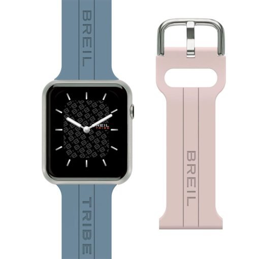 TRIBE by BREIL - OROLOGIO UNISEX - SBT-X SMARTWATCH UNISEX CON DOPPIO CINTURINO IN SILICONE BLUE AVIO + PINK