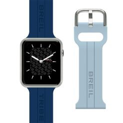 TRIBE by BREIL - OROLOGIO UNISEX - SBT-X SMARTWATCH UNISEX CON DOPPIO CINTURINO IN SILICONE BLU + LIGHT BLU