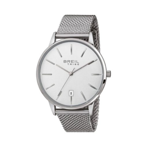 TRIBE by BREIL - OROLOGIO DONNA - AVERY 32 MM QUADRANTE SILVER CINTURINO MAGLIA IN ACCIAIO