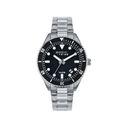TRIBE by BREIL - OROLOGIO UOMO - OVERHAND SOLO TEMPO GENT 39 MM QUADRANTE NERO
