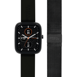 TRIBE by BREIL – SBT-3 SMARTWATCH UNISEX CON DOPPIO CINTURINO NERO + NERO