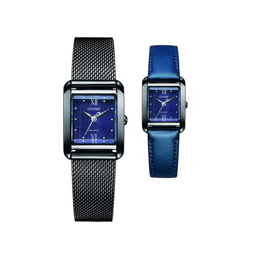 CITIZEN - OROLOGIO DONNA - OROLOGIO SOLO TEMPO CITIZEN L QUADRANTE BLU - immagine 2