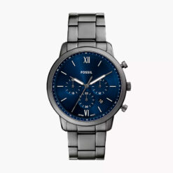 FOSSIL - Cronografo Neutra con bracciale in acciaio grigio fumo