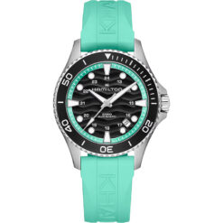 HAMILTON - OROLOGIO - KHAKI NAVY SCUBA 40 MM TURCHESE