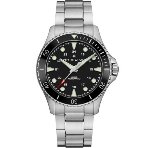 HAMILTON - OROLOGIO UOMO - Khaki Navy Scuba Auto Black
