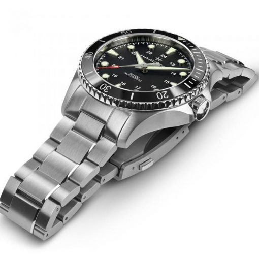 HAMILTON - OROLOGIO UOMO - Khaki Navy Scuba Auto Black - immagine 2