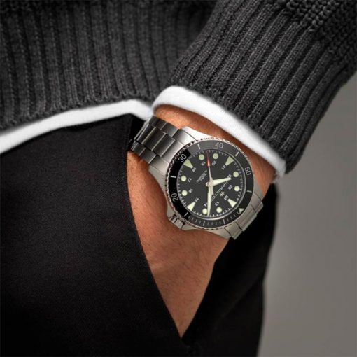 HAMILTON - OROLOGIO UOMO - Khaki Navy Scuba Auto Black - immagine 5