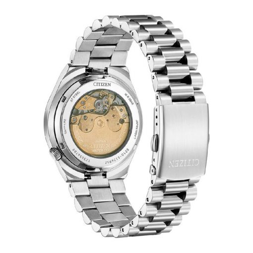 CITIZEN - OROLOGIO UOMO - AUTOMATICO  MECCANICO A RICARICA AUTOMATICA IN ACCIAIO QUADRANTE BLU - immagine 3