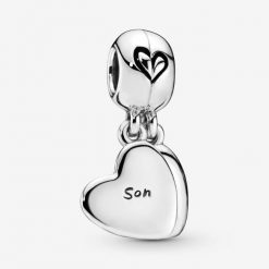Pandora-Charm-con-ciondolo-con-cuori-divisi-Mother-&-Son-Madre-e-figlio-1