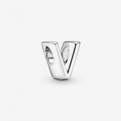 Pandora-Charm-dell-alfabeto-Lettera-V-1