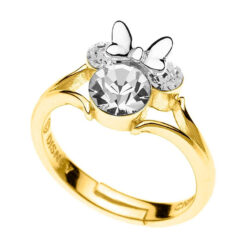 DISNEY - Anello in Argento 925 Dorato Disney Minnie Mouse