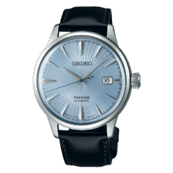 SEIKO-OROLOGIO UOMO- OROLOGIO PRESAGE Cocktail Automatico 3 sfere data - Azzurro