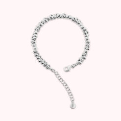 BRONZALLURE - Bronzallure - Bracciale ad Anelli Intrecciati Lucido Rodio