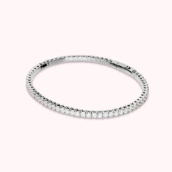 BRONZALLURE - Bronzallure - Bracciale Tennis Memory con Cubic Zirconia Rodio