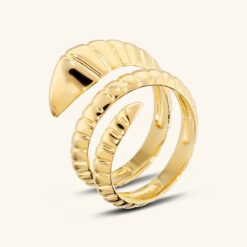 ETRUSCA - Anello a Fascia Snake