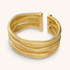 ETRUSCA - Bracciale Tubogas Effetto Onda