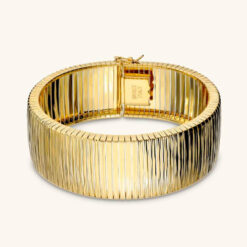 ETRUSCA -  Bracciale Itaca Omega Dorato Diamantato