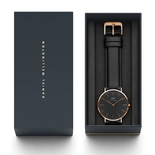 DANIEL WELLINGTON - OROLOGIO UOMO - CLASSIC SHEFFIELD BLACK - immagine 2