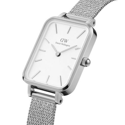 princess DANIEL WELLINGTON - OROLOGIO DONNA - QUADRO PRESSED STERLING