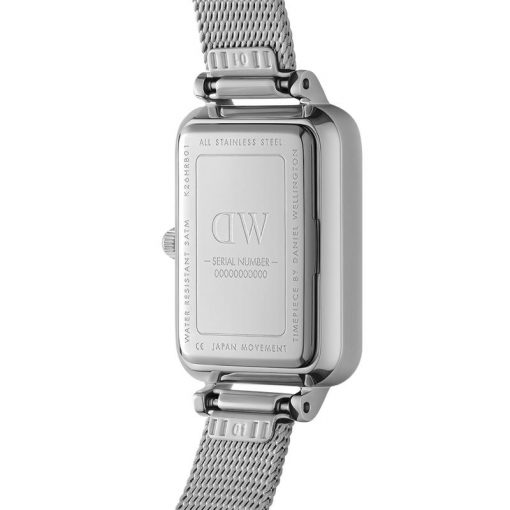 princess DANIEL WELLINGTON - OROLOGIO DONNA - QUADRO PRESSED STERLING