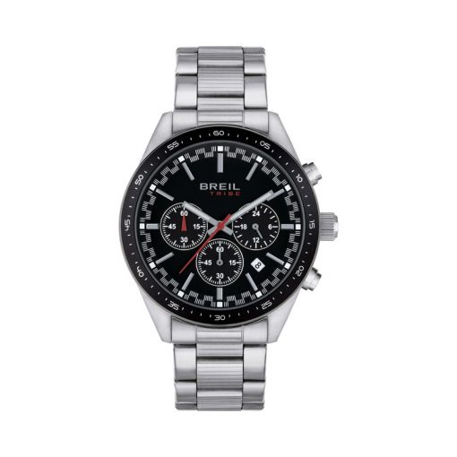 TRIBE by BREIL - OROLOGIO UOMO - FAST CHRONO GENT 42 MM QUADRANTE NERO