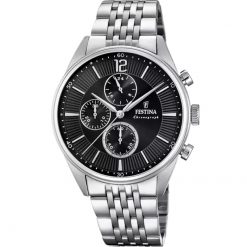 FESTINA - OROLOGIO UOMO - TIMELESS CHRONOGRAPH TOTAL NERO
