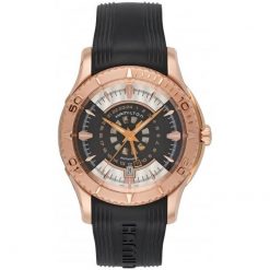 HAMILTON - OROLOGIO UOMO - Hamilton Automatico Skeleton Acciaio Rosè 42mm